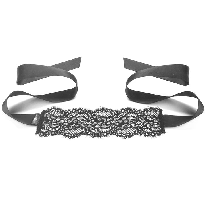Secret Kisses Boudoir Lace Blindfold