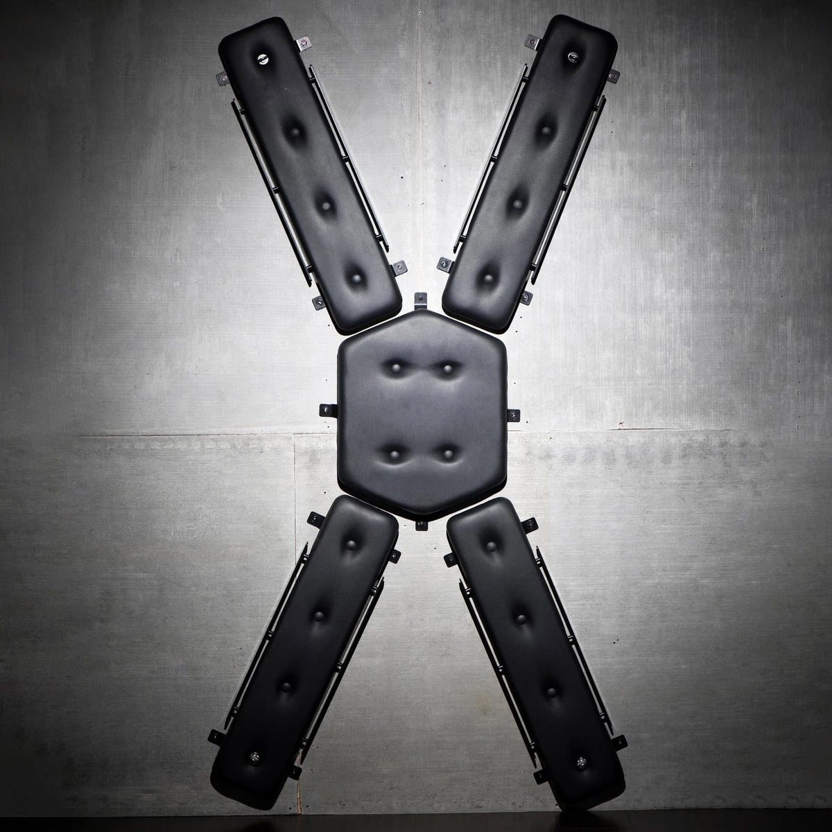 Master Series Wall-Mounted St. Andrew’s Cross – XR Brands