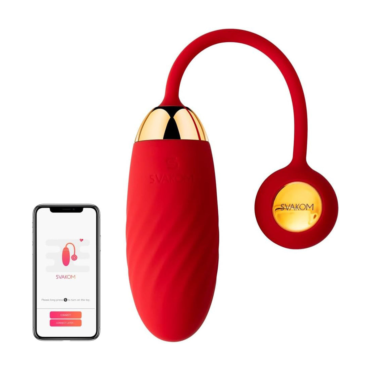 SVAKOM Ella Neo – App-Controlled Textured Bullet / Vibrating Egg